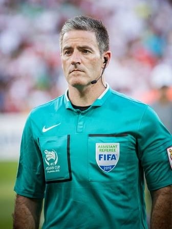 FIFA assistant referee Paul Cetrangolo.