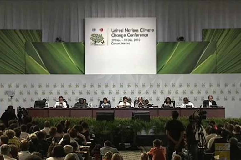 Delegates at the UNFCCC's Cancun Conference on Climate (ABC News)
