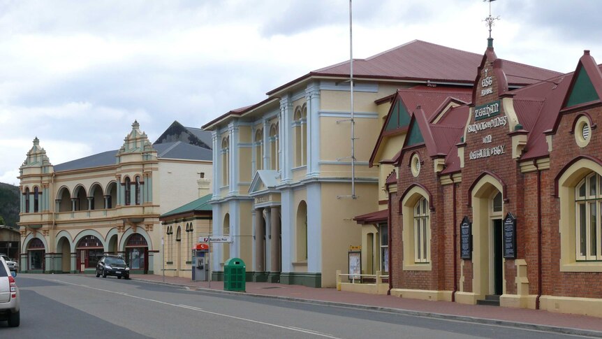 Quiet street with heritage buildings