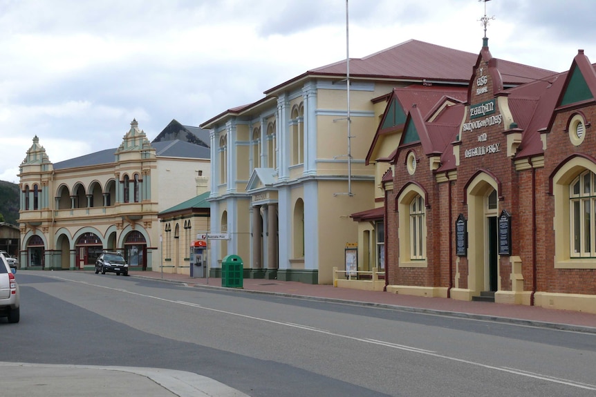 Quiet street with heritage buildings