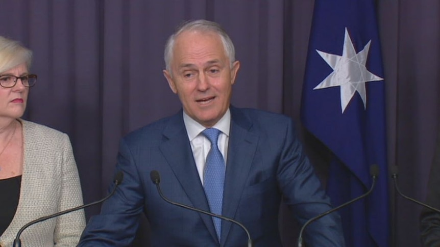 Malcolm Turnbull makes the claim at a press conference.