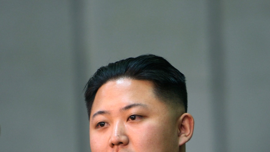 Kim Jong-un applauds gymnastics display