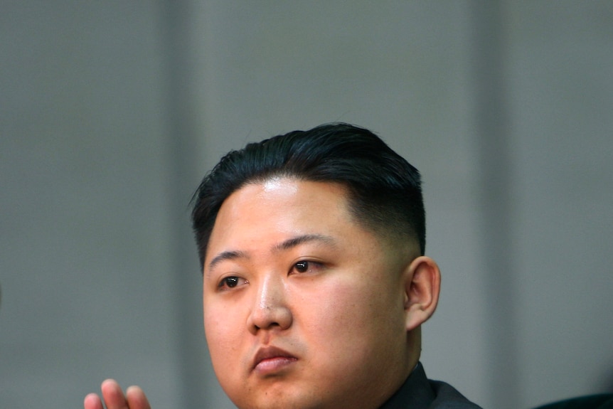 'Great Successor': Kim Jong-un applauds gymnastics display (AAP/Yonhap News Agency)