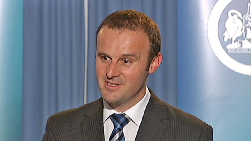 ACT Treasurer Andrew Barr