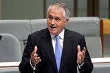 File photo: Turnbull in Parliament (AAP : Alan Porritt)