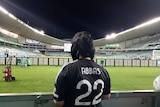 Bee Al Darraj looking out over the Sydney Football Stadium after watching her team Sydney FC play Melbourne Victory