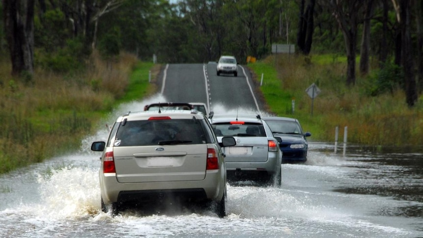 Motorists are urged to take care in flood areas