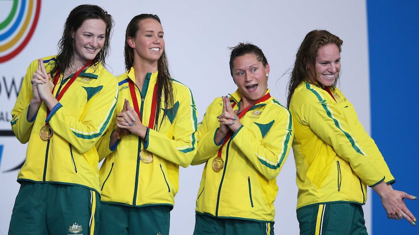 Australia's 4 x 100m medley relay team