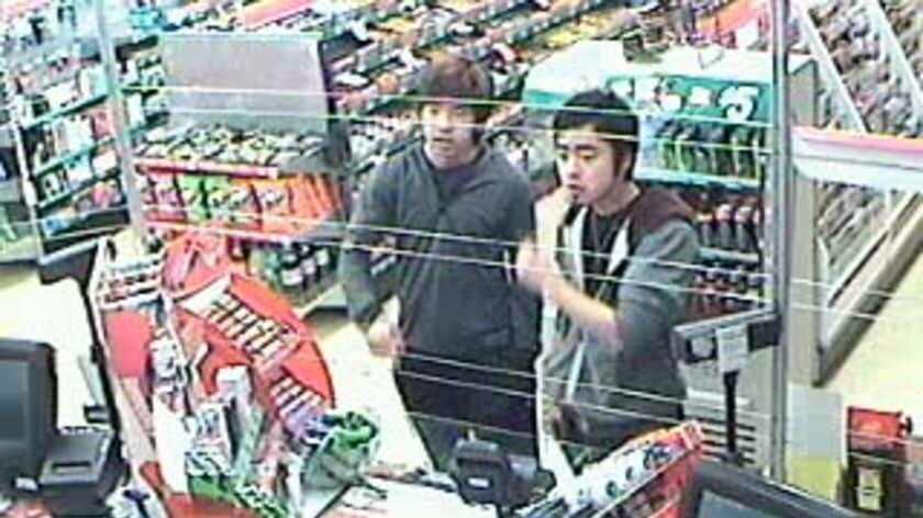 Police released security footage of two of the four suspects.