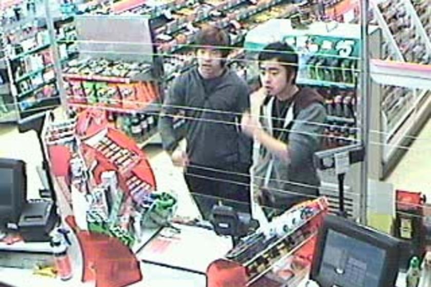 Police released security footage of two of the four suspects.