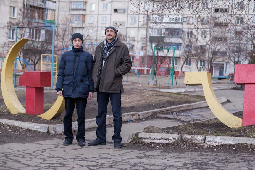 In Mariupol, Victor and Eduard Zarubin