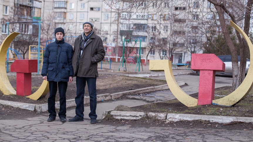 In Mariupol, Victor and Eduard Zarubin