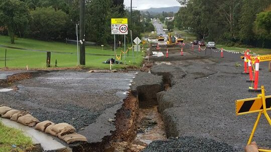 Council hoping to re-open road closed since April super storm - ABC News