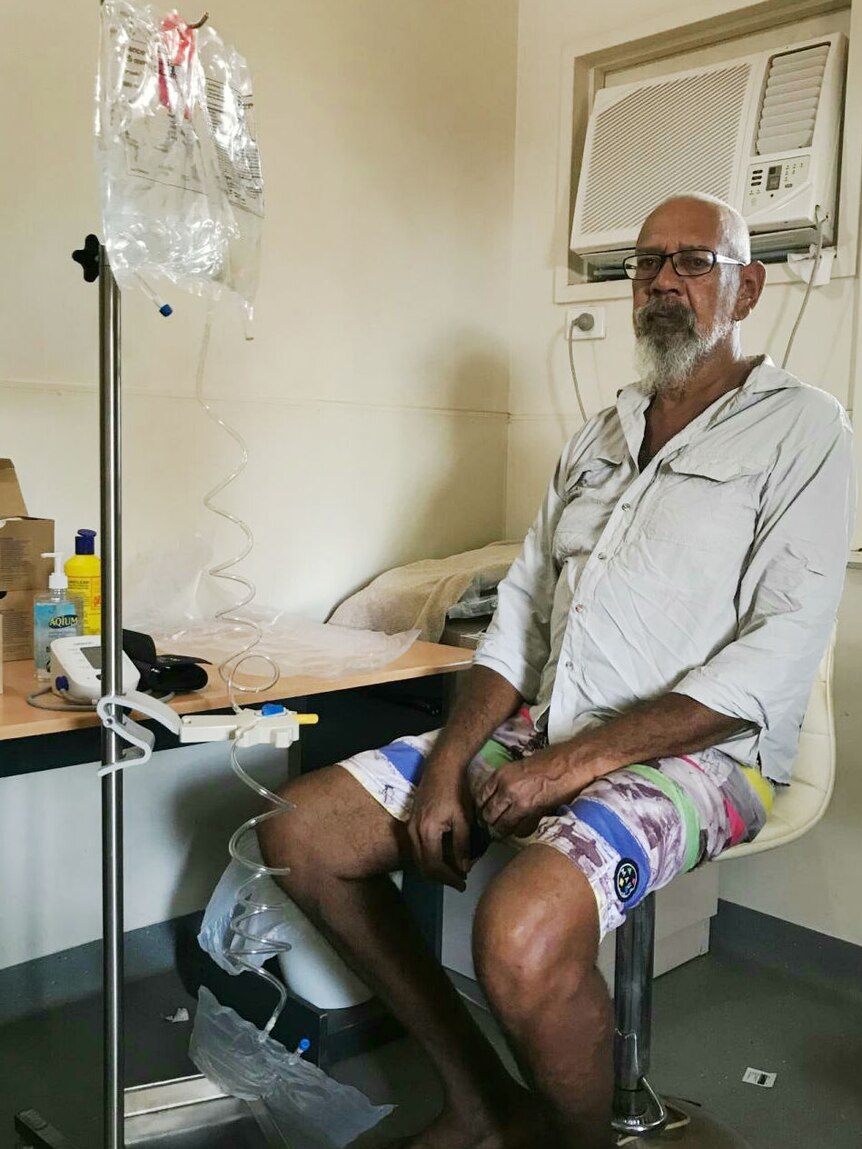 Kevin Birch from Kimberley community Beagle Bay had to spend nine months in Perth learning home dialysis