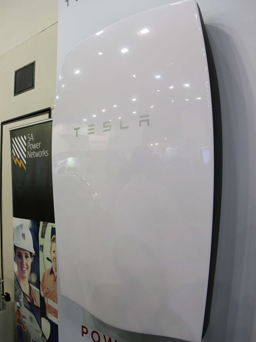 Tesla battery at Adelaide conference