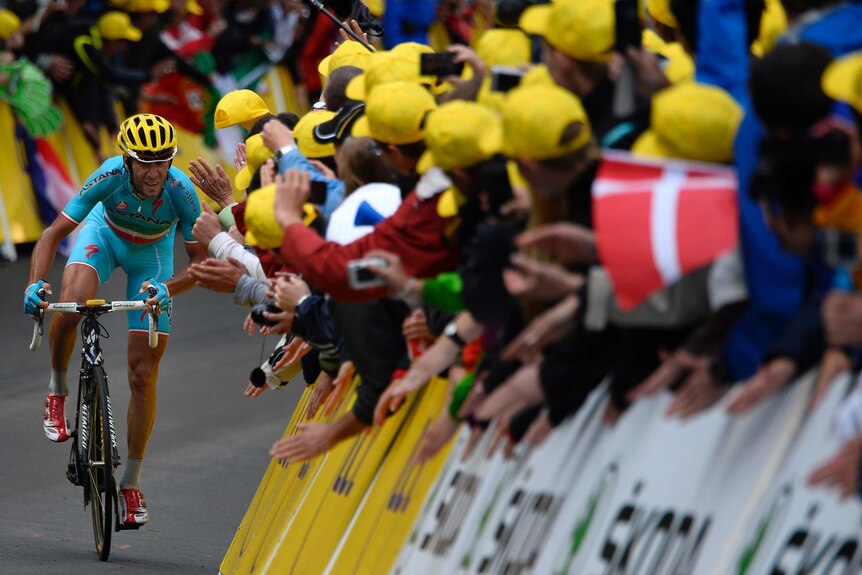 Italy's Vincenzo Nibali is currently leading this year's Tour de France.