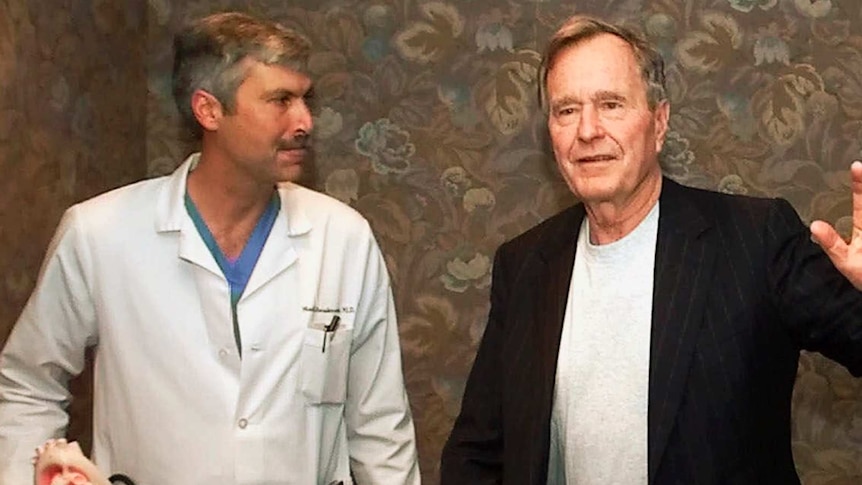Dr Mark Hausknecht was cardiologist to former president George HW Bush.