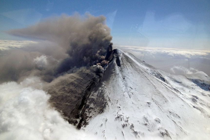 The Pavlof volcano in Alaska began erupting on May 13, 2013.