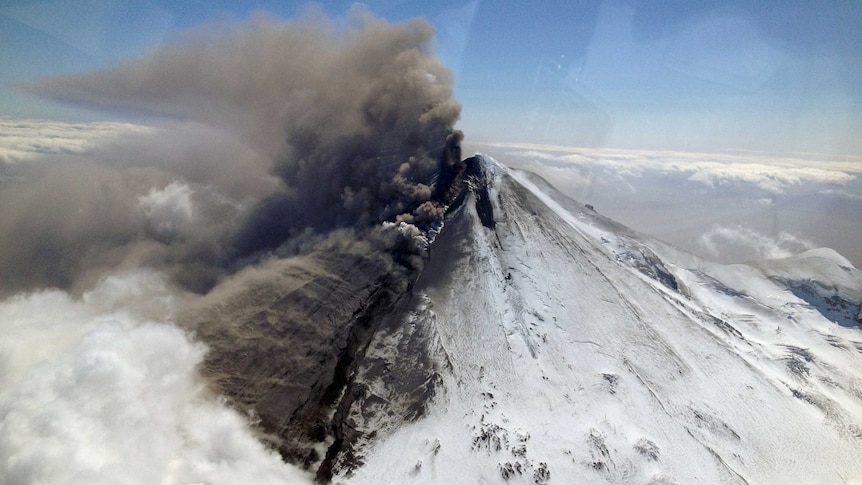 The Pavlof volcano in Alaska began erupting on May 13, 2013.