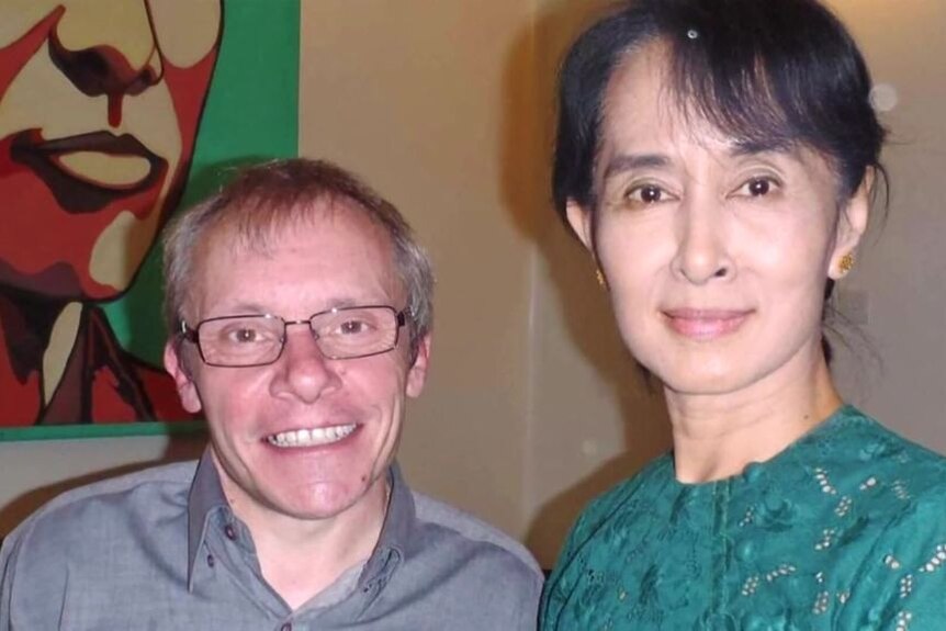 Sean Turnell and Aung San Suu Kyi