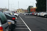 Car park at Mitcham station.