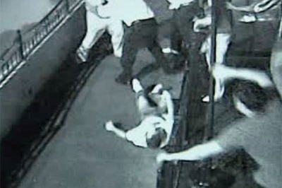 CCTV footage showing man on ground after being punched outside Darwin nightclub