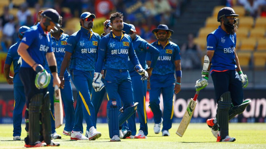 Sri Lanka celebrates Moeen Ali dismissal
