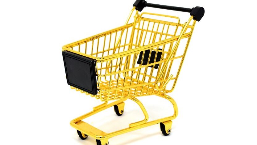 Picture graphic of a golden trolley