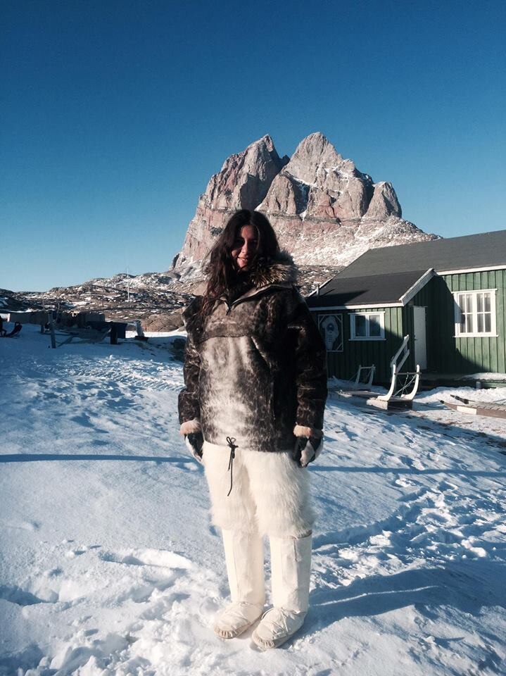 Kalinda Palmer in Greenland