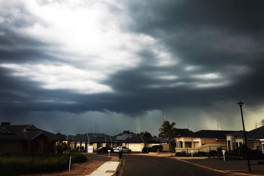 Storm clouds at Kadina