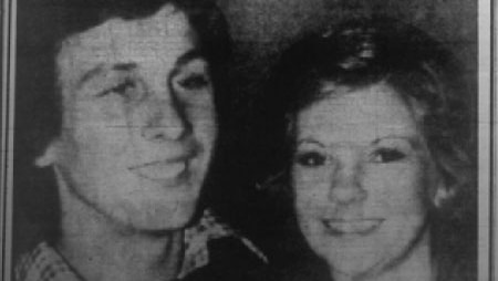 1974 newspaper clipping of Pauline Winchester and her fiance Robert Boyle.