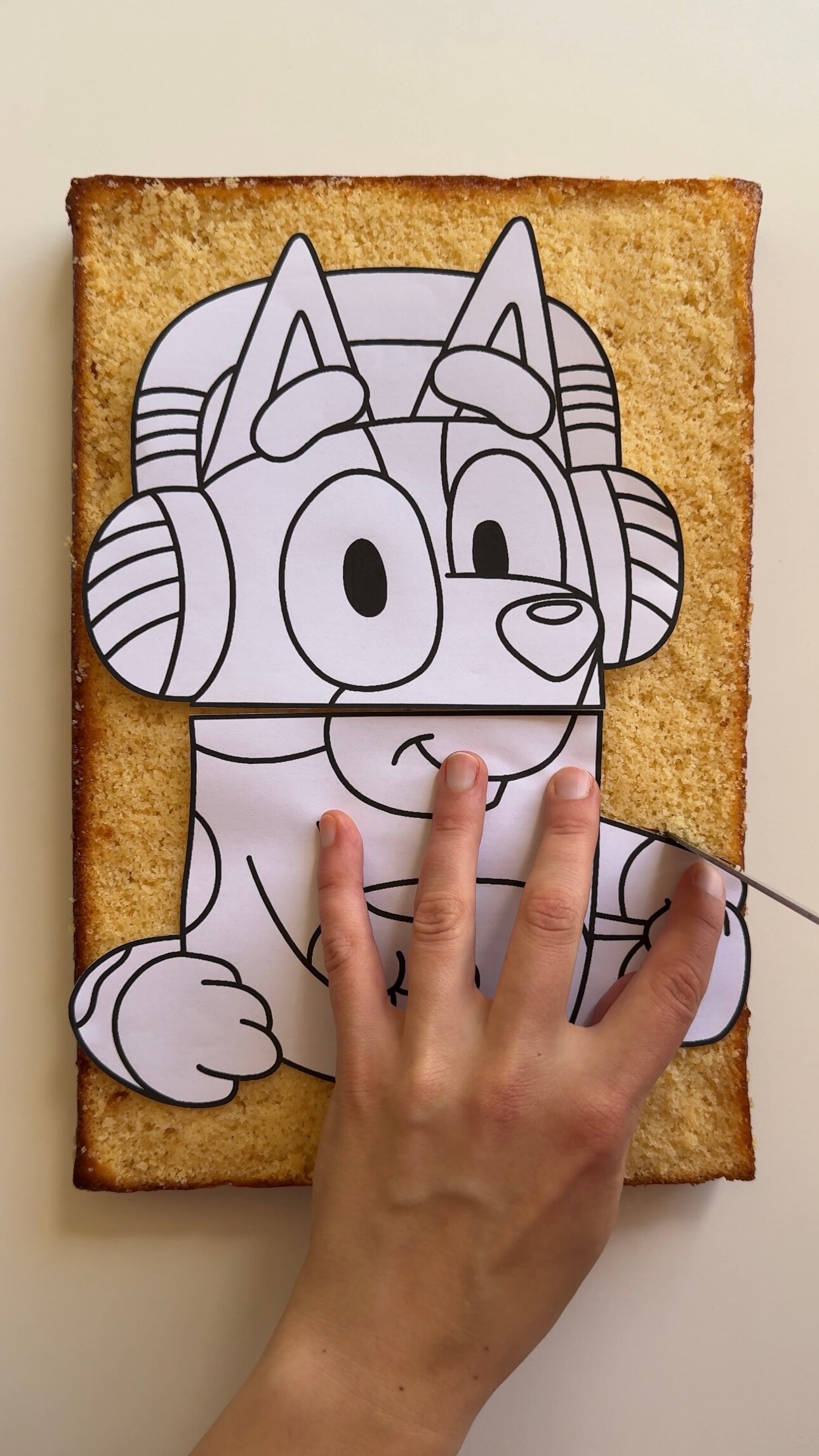 Bingo Cake. - process 1