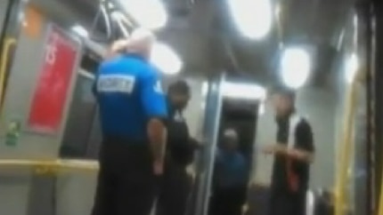 Brisbane train passenger racially abuses security guard