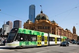 E-Class tram on Flinders St