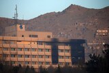 The Kabul Intercontinental Hotel is seen as the 13-hour siege unfolded.