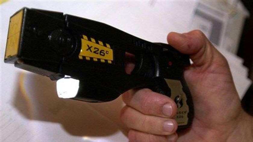 Stunning: Tasers are only tested on healthy people in controlled environments. (File photo)