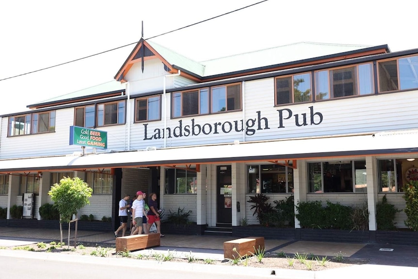 Exterior of the Landsborough Pub.
