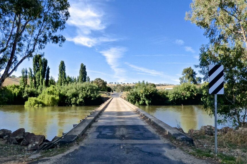 A bridge over a river near Jugiong, NSW.