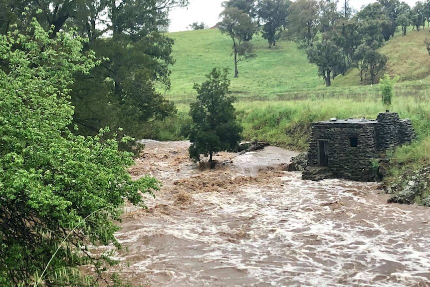 Storm water near Nundle.