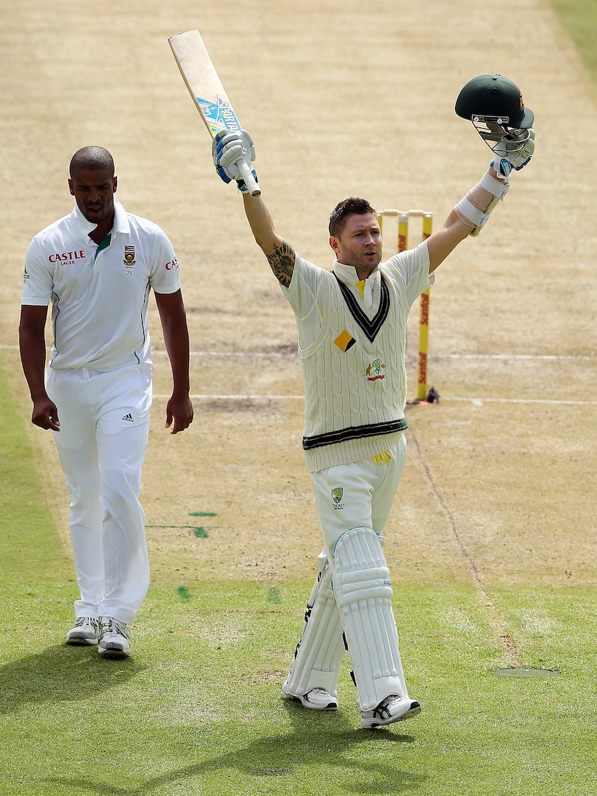 Clarke celebrates brave Cape Town ton