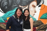 Jemma Xu and Victoria Kung at Haymarket HQ, a co-working space in Sydney