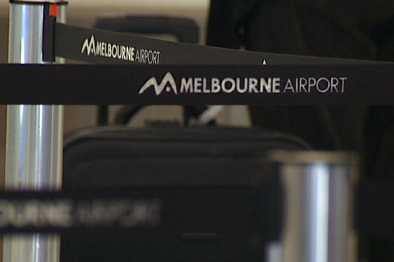 Melbourne Airport sign