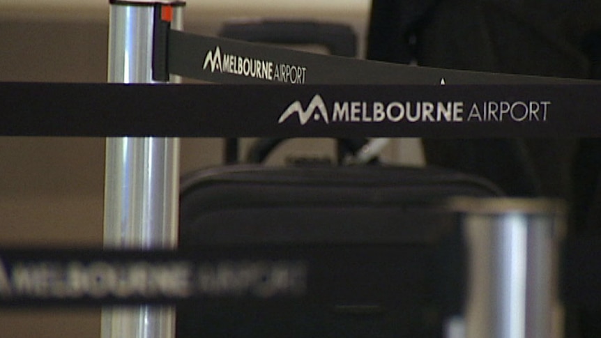 Melbourne Airport sign
