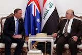 Tony Abbott meets with Iraqi PM Haider al-Abadi