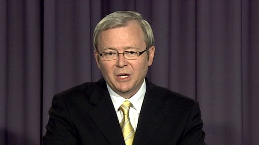 Mr Rudd says if elected he would set up a razor gang to find savings within the federal bureaucracy.