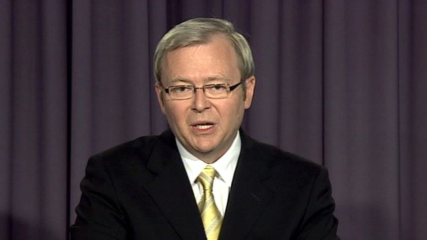 'Standing ready for government': Kevin Rudd at the National Press Club