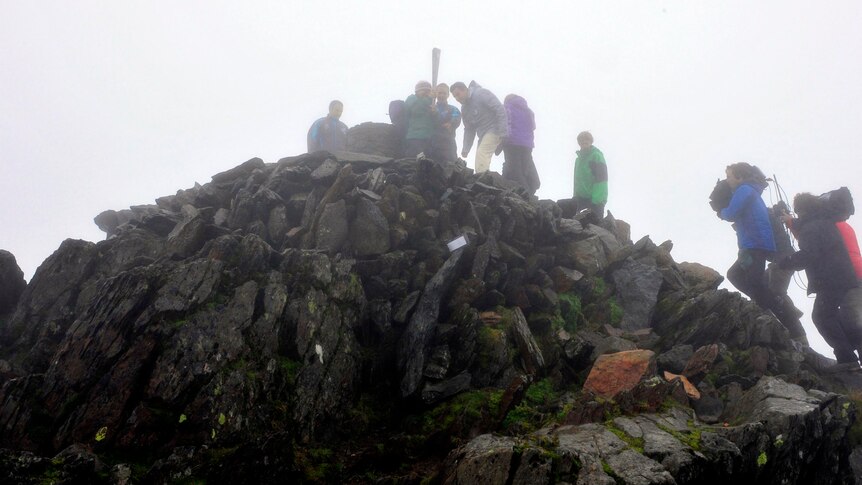 The Welsh National Flame is kindled on top of Mount Snowdon ahead of the Paralympics.