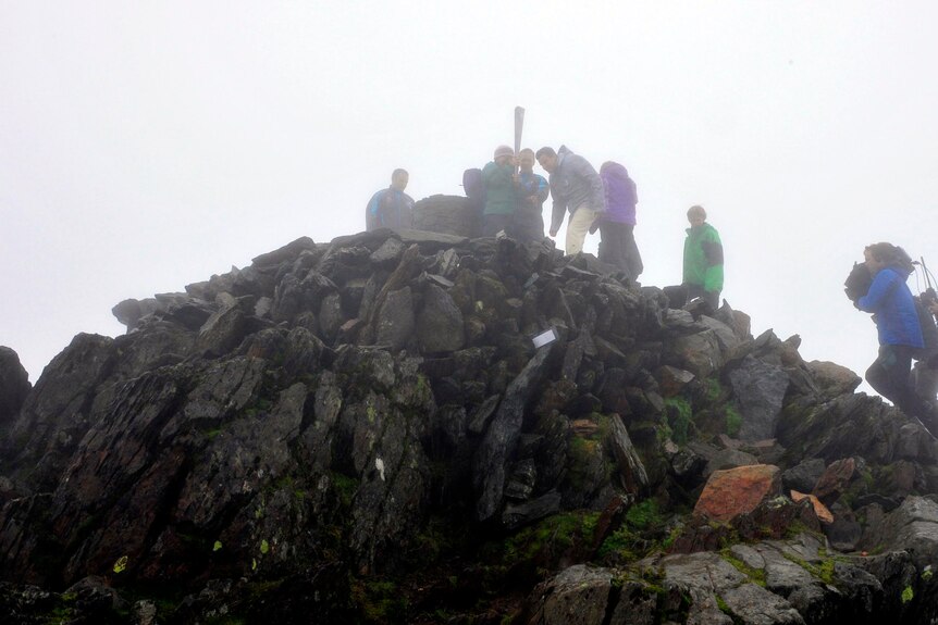 The Welsh National Flame is kindled on top of Mount Snowdon ahead of the Paralympics.