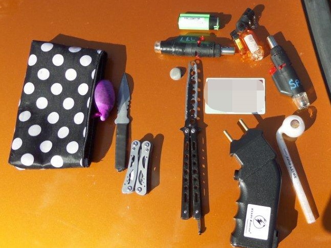 Contraband seized from Cessnock Correctional Centre.