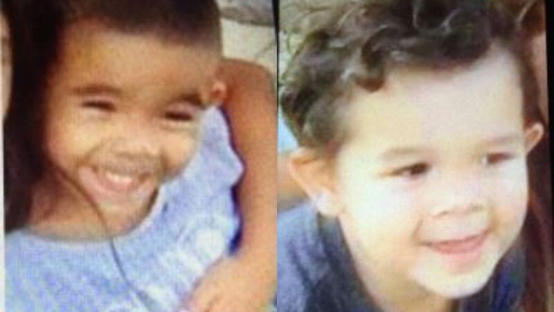 A composite image of two missing boys.
